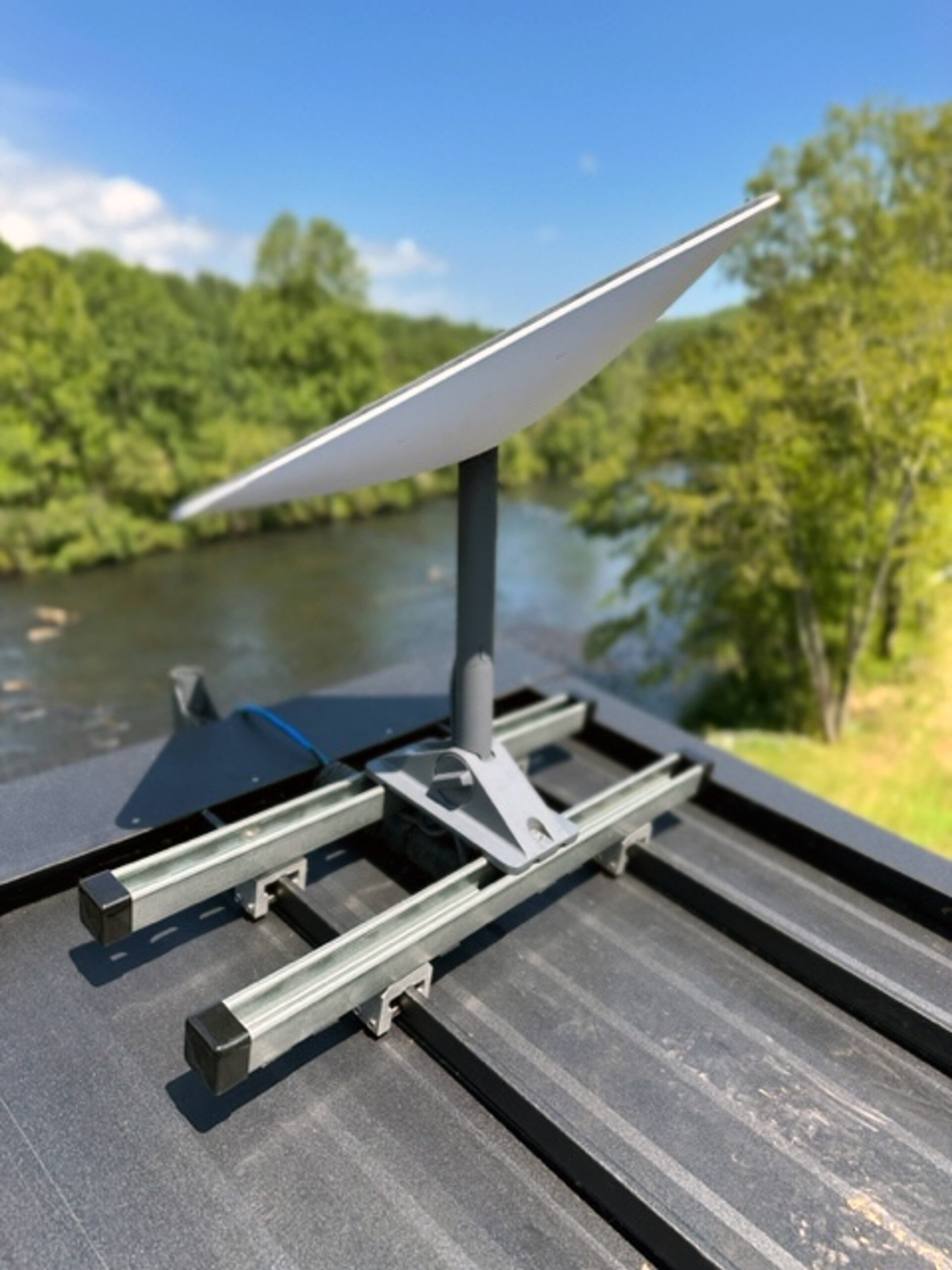 SataMount Standing Seam Starlink Satellite Dish Mounting Bracket